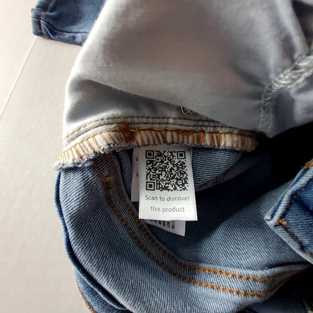 Universal Thread Everyday Wide Leg High Rise Slim Hip & Thigh Denim Jeans Siz 8R - Picture 14 of 14